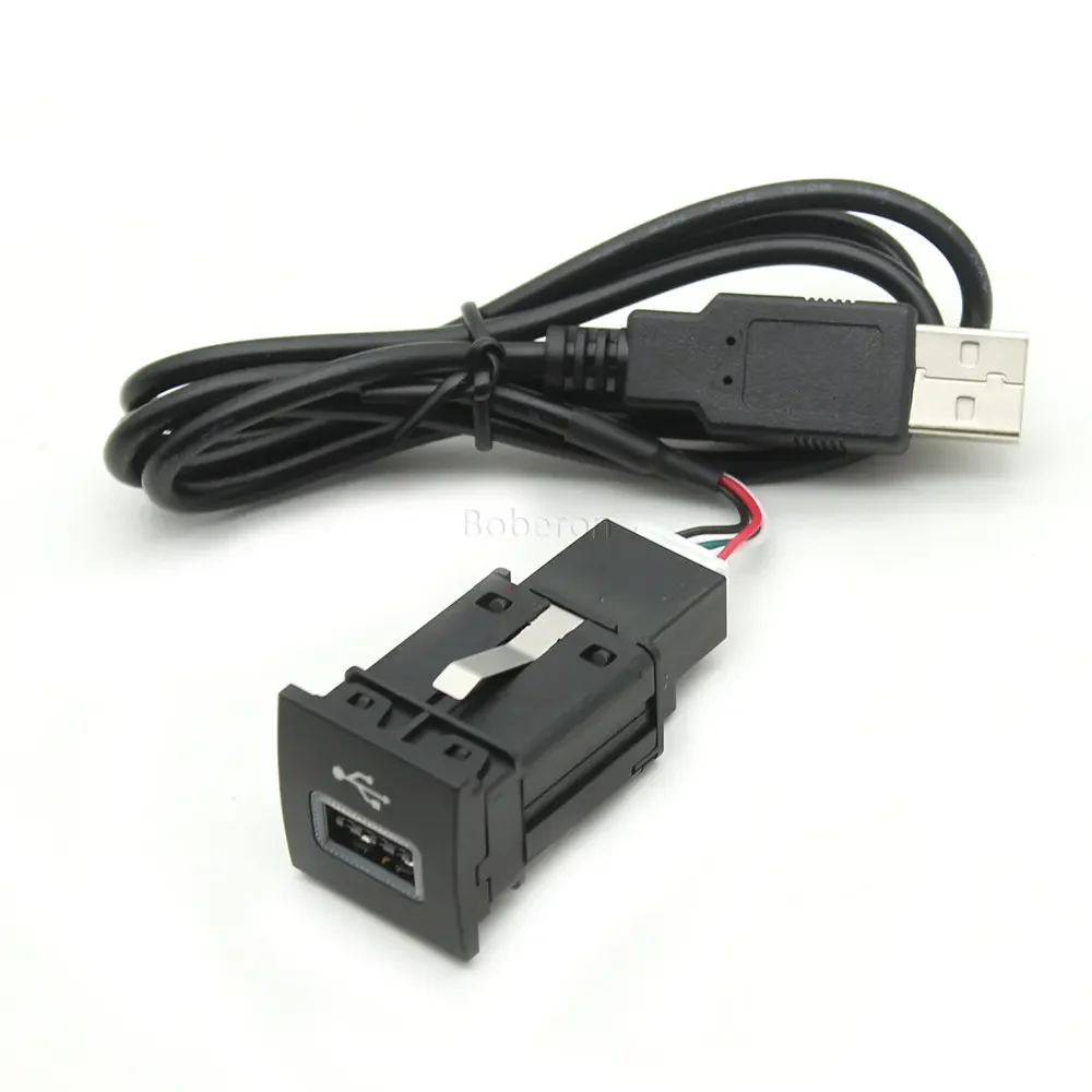 차량용 고속 충전기 오디오 라디오 U 디스크 플래시 QC3.0 USB 입력 어댑터 소켓, VW 골프 6 제타 MK5 EOS 시로코 투란