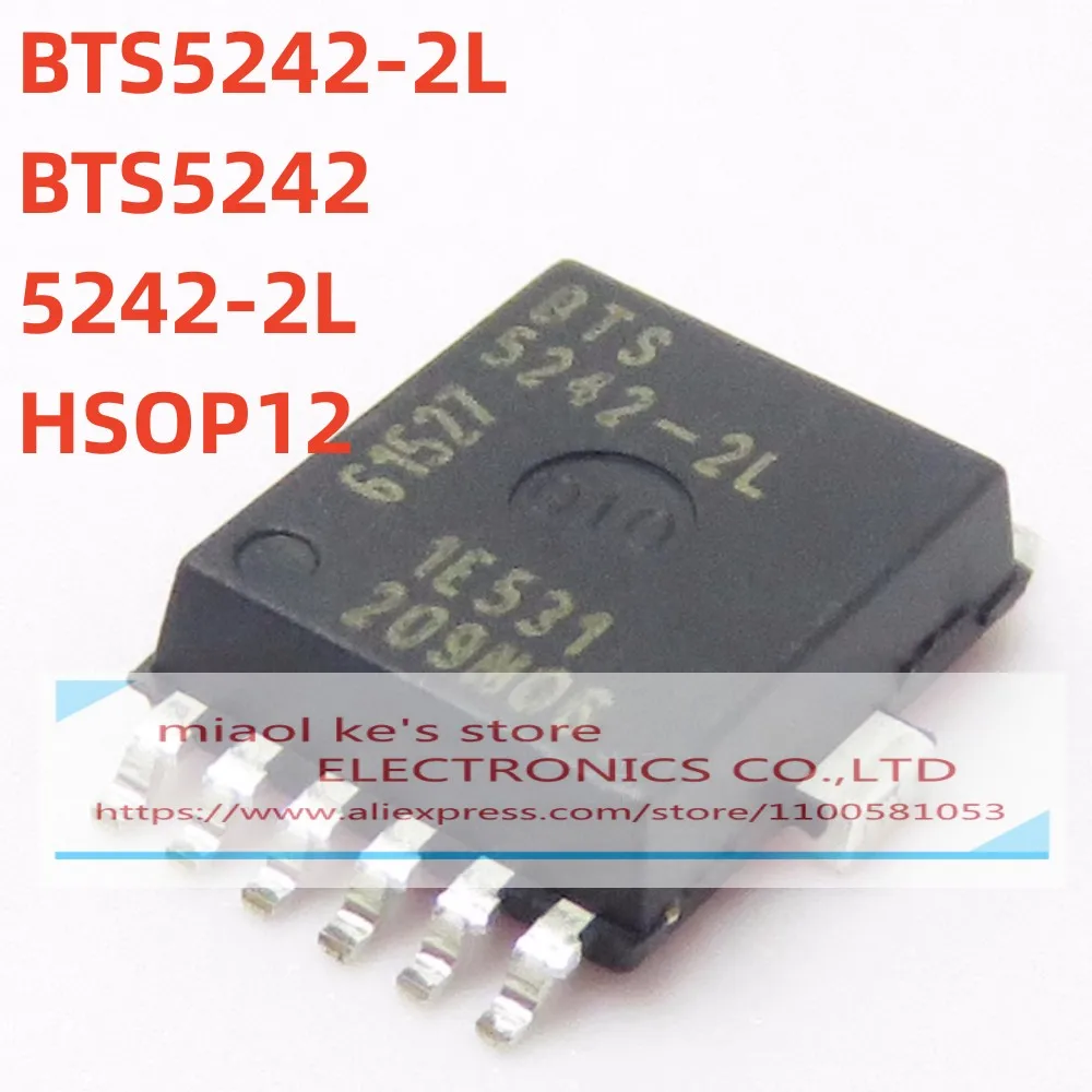 [5 Pz] 100% Nuovo Originale Bts5242-2L Bts 5242-2L - Ic Pwr Switch N-Chan 1:1 Hsop-12 Chip