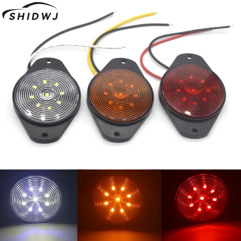 

9 светодиодов, боковые габаритные огни для крыши, сигнальные лампы, габаритный индикатор