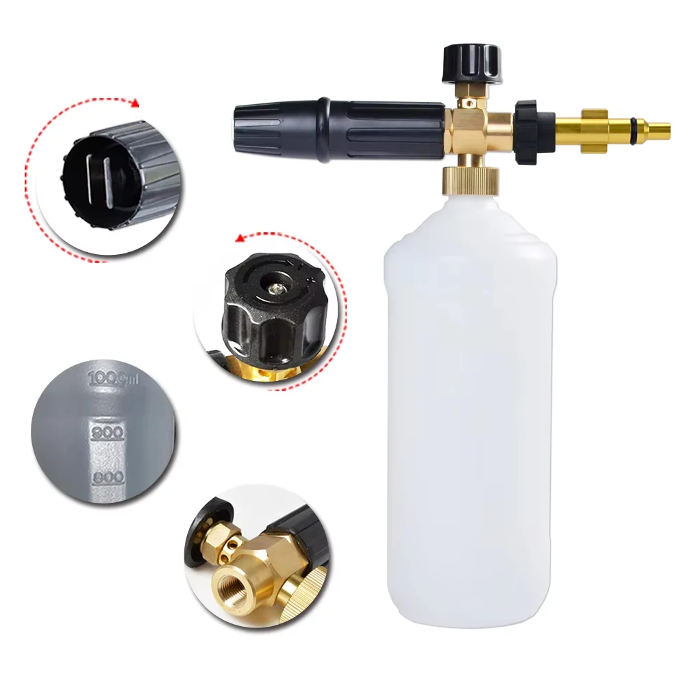 Foam Generator snow foam lance soap gun foam nozzle for Sterwins Crosser Parkside Deko Argos Qualcast High Pressure Car Washer 2