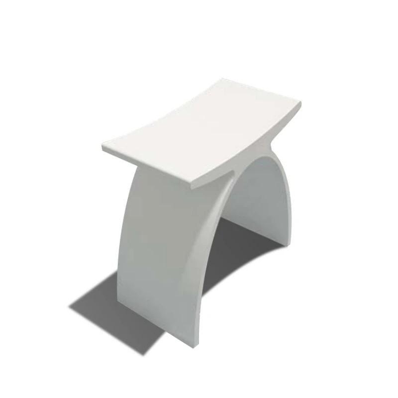 KC-02  supplier home furniture for bathroom white acrylic bath collections stool