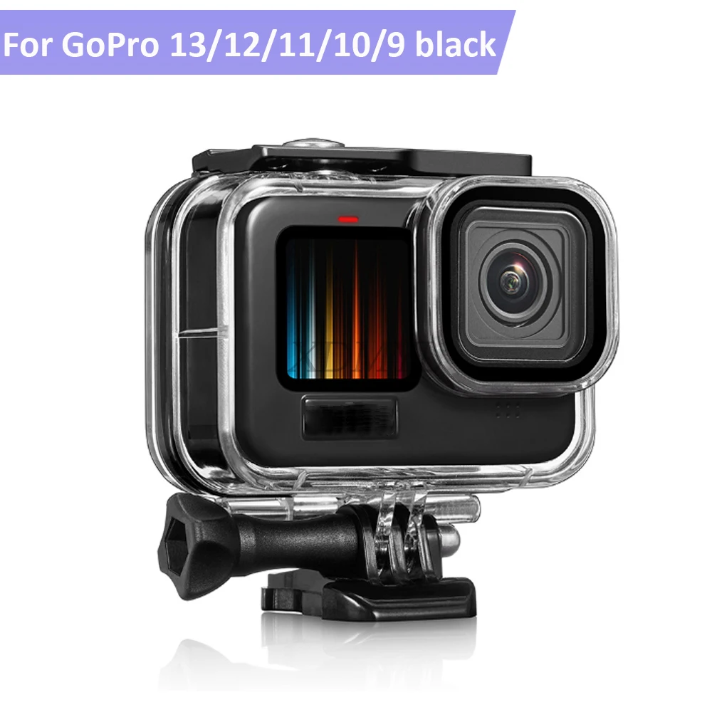 Action Camera Accessory Protector Holder Mount Waterproof Case For GoPro Hero 13 12 11 10 9 Underwater Diving Housing Cover