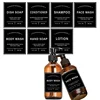 7/8 PCS Shampoo Conditioner Body Wash Bathroom Bottle Stickers Waterproof Soap Dispenser Labels Large Size Lotion Label Sticker 2
