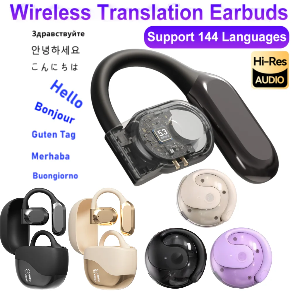Translator Earbuds Translator Earphones Intelligent Translator Earbuds Bluetooth