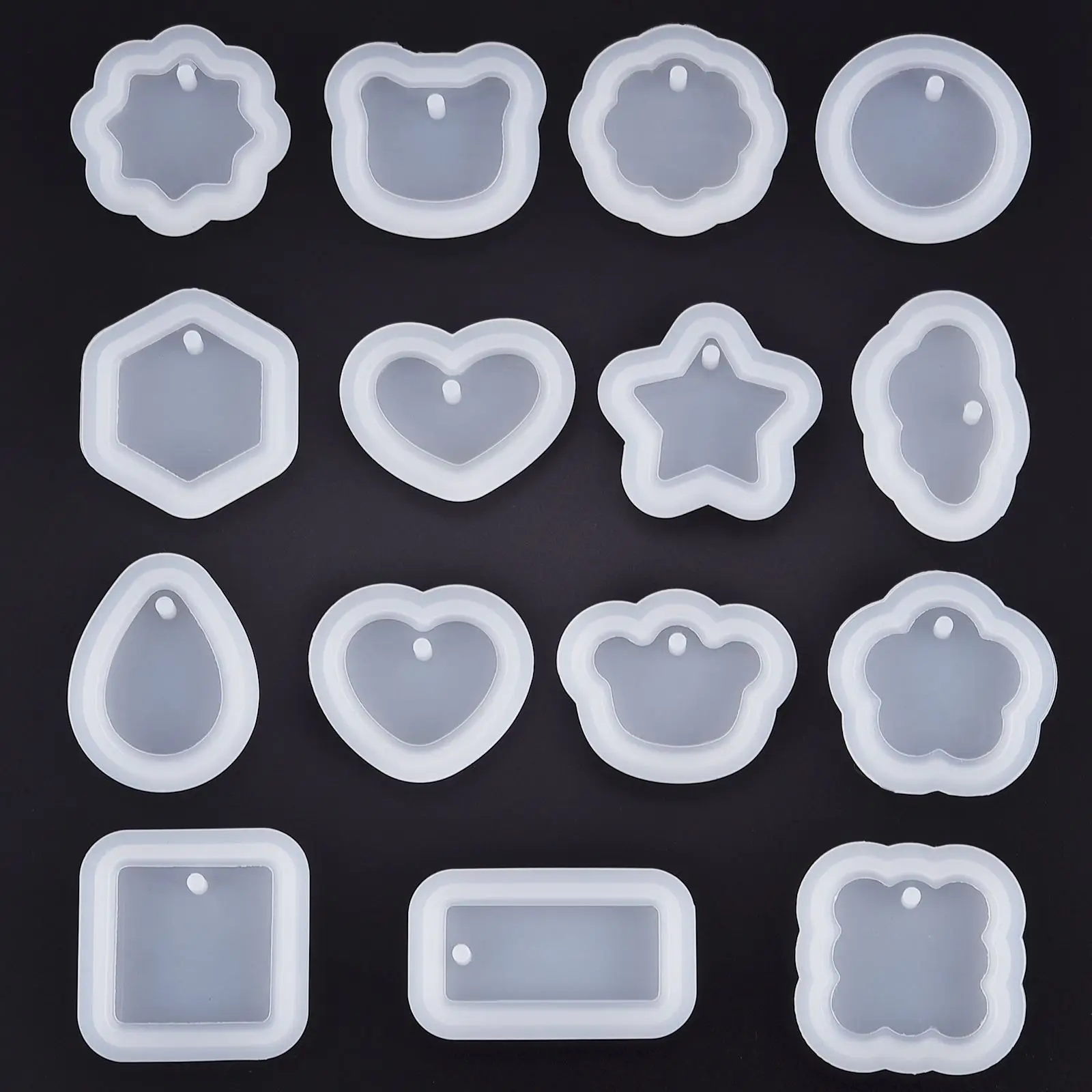 Free-Polishing-Single-Pendant-Silicone-Mold-DIY-Crystal-Epoxy-Resin ...