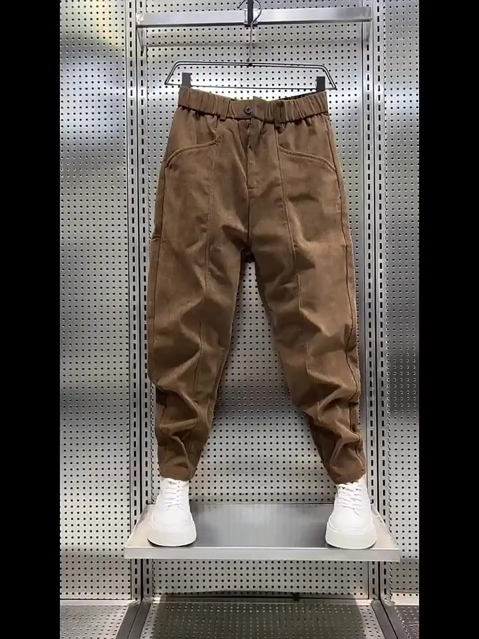 Pantalones Holgados De Pierna Recta Para Hombre, Jeans Informales De Pierna Ancha Con Estampado De Marca