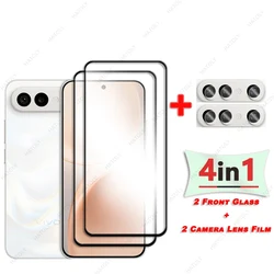 Premium Black Edge Screen and Camera Lens Protector for 2 Camera Lens Film