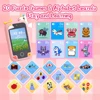 Purple Kids Educational Music Phone Toys Cartoon Baby Selfie Phone IPS Touchscreen Digital Camera for Girls Boys Best Gfits 3