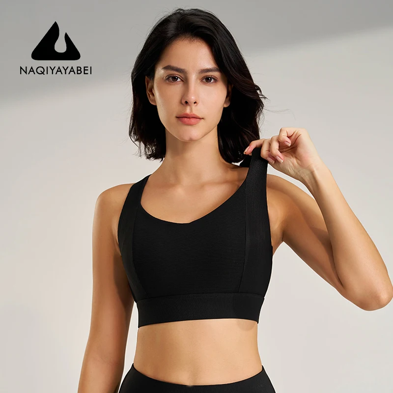 الرياضة في الهواء الطلق اللياقة البدنية اليوغا الملابس الصدرية تشغيل صغير تانك الأعلى الجمال الظهر سريعة الجافة الصدرية للصدمات الملابس الداخلية النسائية