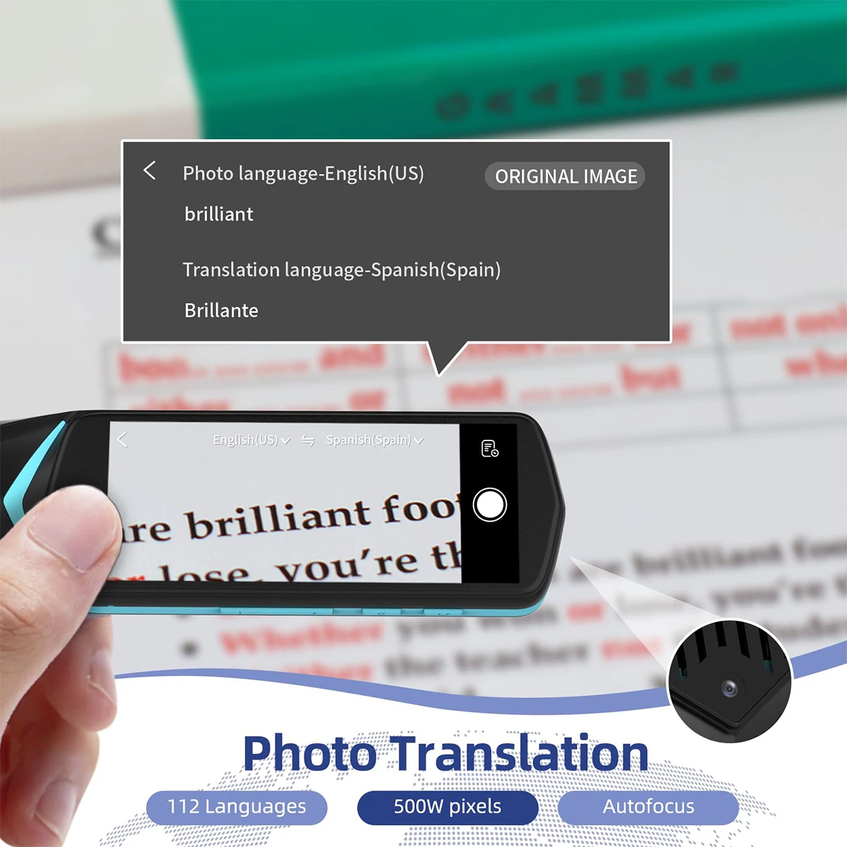 NEWYES 4 Pro Smart Voice Scan Translator Pen Multifunction Translation Real Time 121 Languages Business Dictionary Pen translation machine