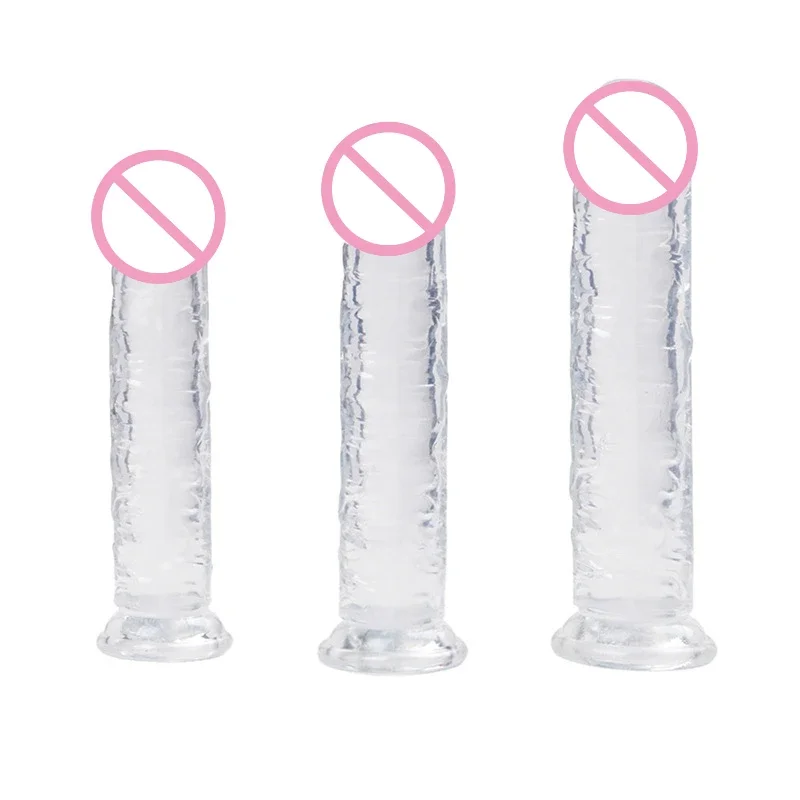 Silicone Dildo for Women with Strong Suction Cup Hands-Free Adult Sex Toy