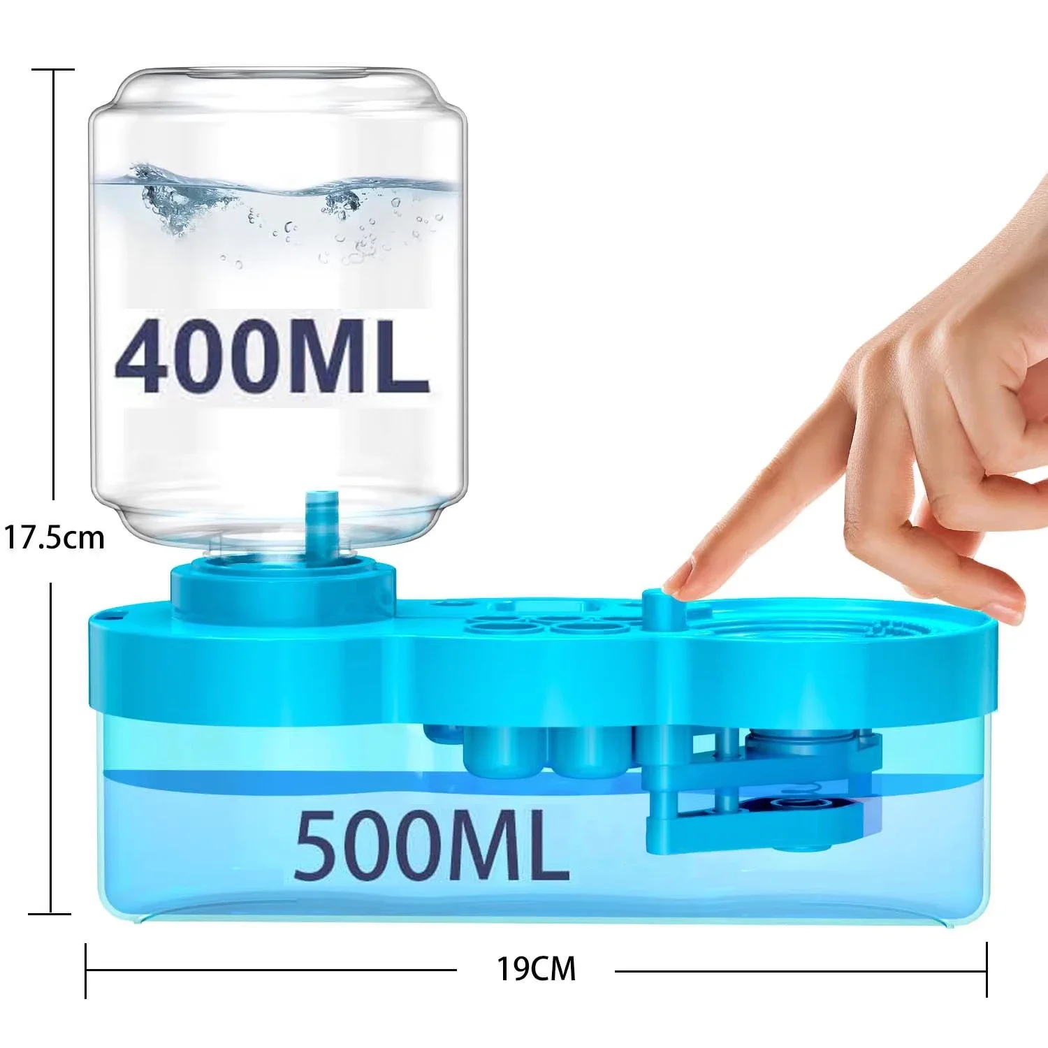 450ml 대용량 브러시 펜 Rinser 버킷 워터 클리너 쉬운 청소 아크릴 페인트 미술 용품에 대한 휴대용 브러시 세탁기