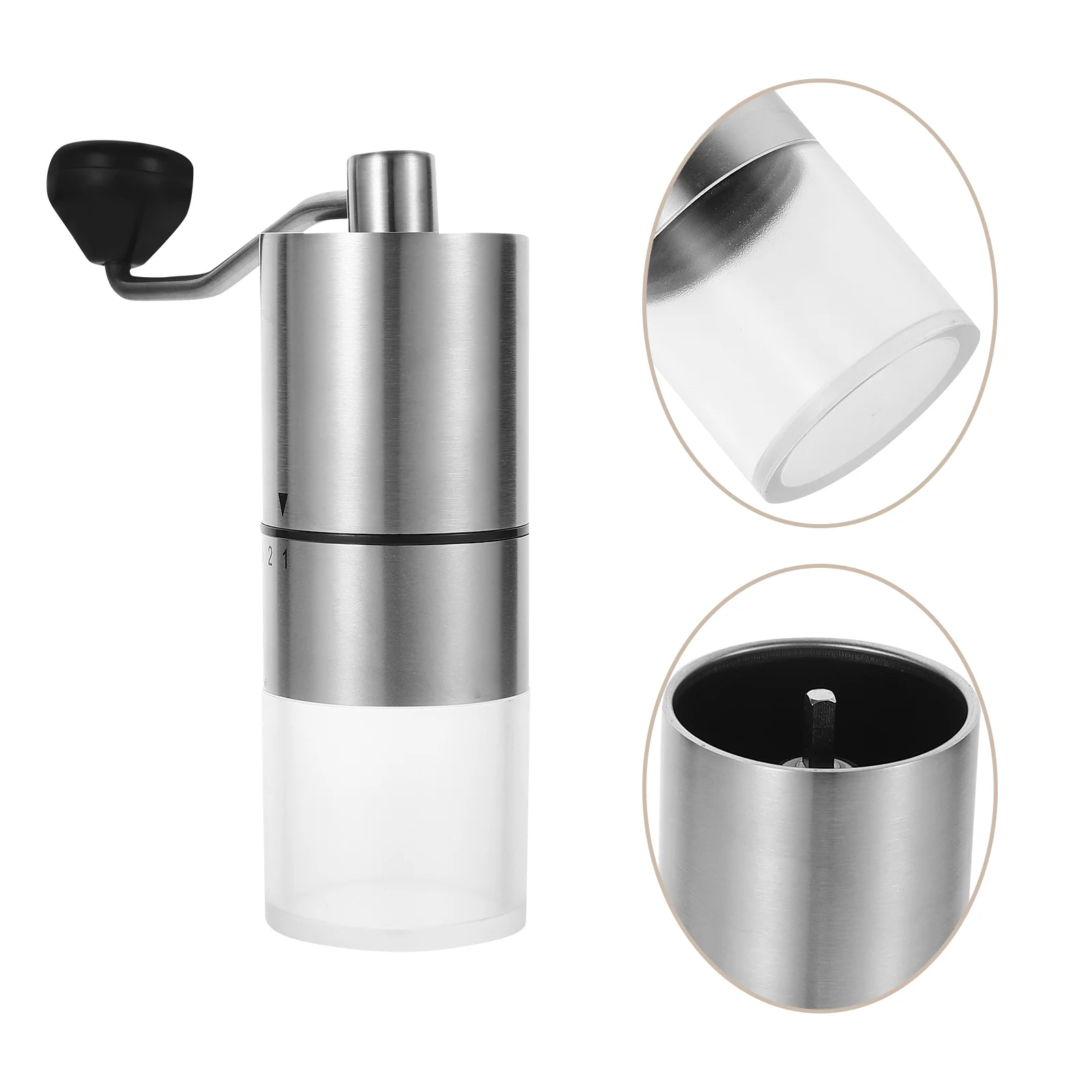 

Hand-crushed Bean Portable Stainless Steel Translucent Pill Crusher Bean Pill Powder