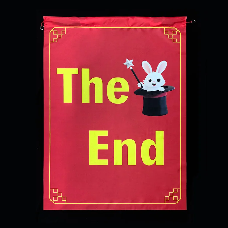 마술 꽃이 배너로 변하는 트릭, 꽃이 스크롤로 변하는 마술, 행운의 스트리머, 무대, 연례 회의 및 파티용 일루전 마술, 마술사