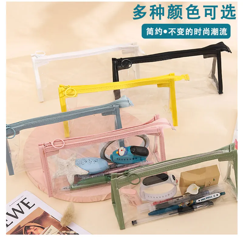 Large Capacity Pencil Case Bag Pencilcase School Pen Makeup Case Supplies Pencil Bag School Box Pouch Stationery Supply