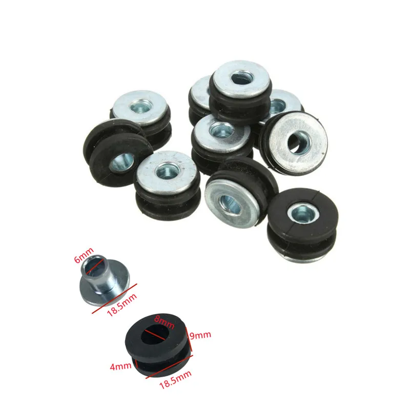 Stainless Steel Screws Screw Bolt Nut Set Hex Nuts Assortment Kit Screw Washer Nut Kit Hexagon Socket Head Cap Screw Auto Fasteners Assortment 10sets Motorcycle Rubber Grommets Bolts For Honda Yamaha Suzuki Kawasaki Fairing Rubber Grommets Washer Accessories