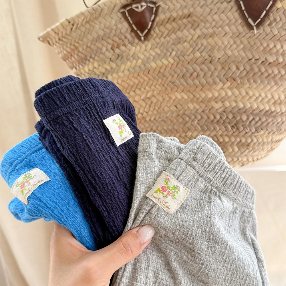 Girls Summer Casual Flared Leggings Ankle Pants