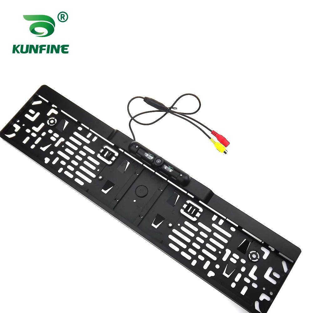 Водонепроницаемая Европейская камера заднего вида, рамка номерного знака автомобиля, камера заднего вида, инфракрасная камера заднего вида, ночная версия, Система помощи при парковке