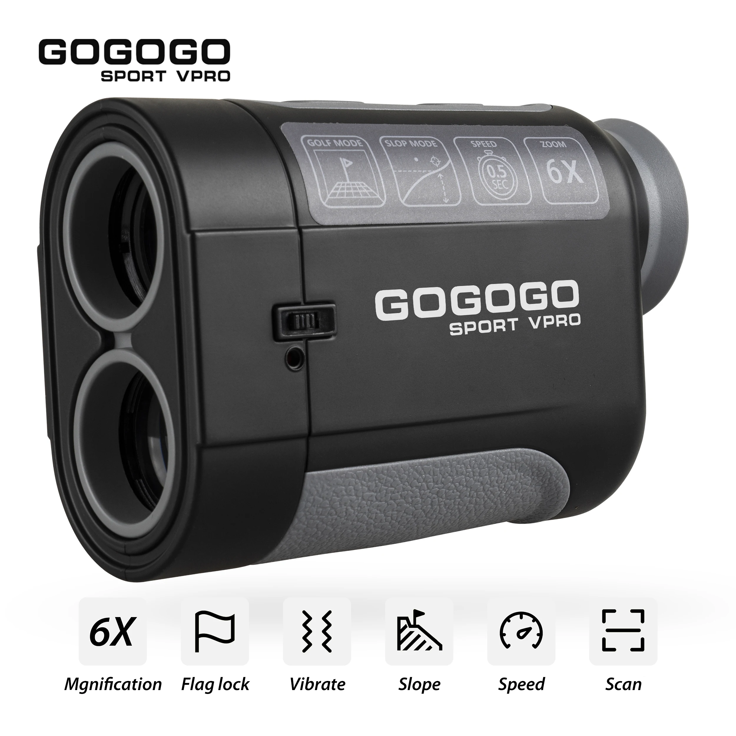 Gogogo Sport Vpro Mini Range Finder For Glof And Hunting 6x Laser
