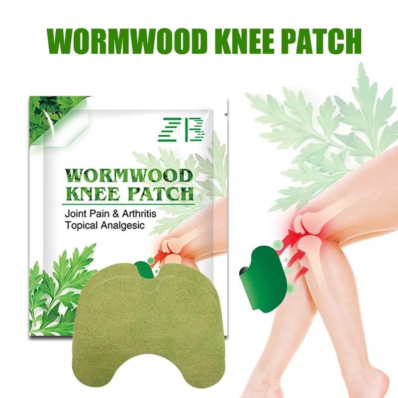 6/12PCS Wormwood Extract Knee Patch Quickly Relieve Knee Pain Rheumatic