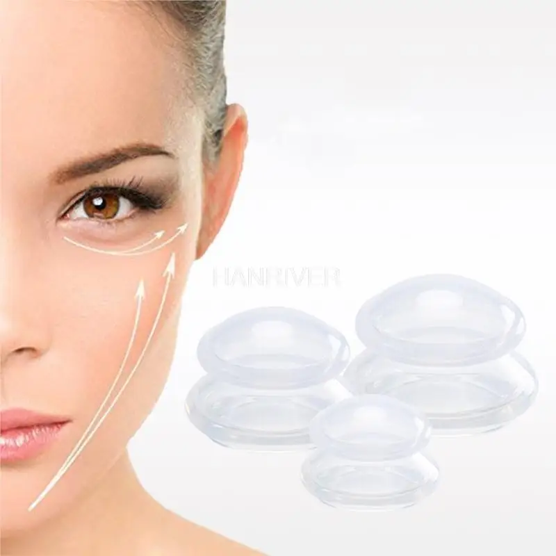 3 pcs/set Silicone cupping cup Silicone cupping device Cupping set Convenient and practical cupping cup 2