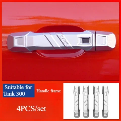 silver 4pcs Handle