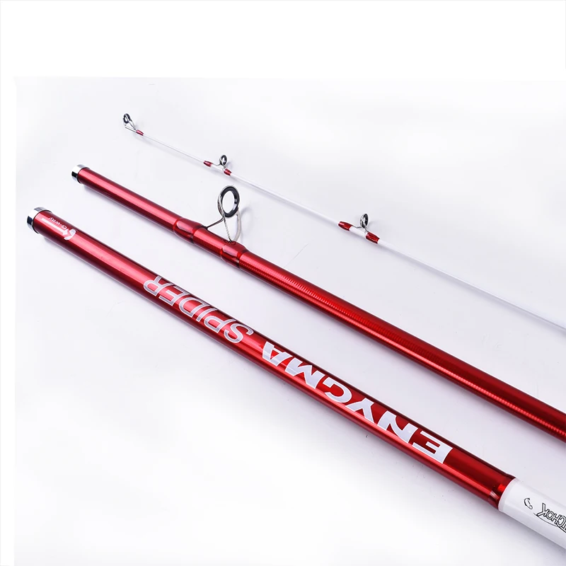 2PCS/Pack 4,20 M CW 100-200g Surf Casting Rod Schlanken Körper High-Carbon Faser 3 abschnitte CR KW Guide Ring Wahl Webo DPS Reel Sitz – Detail 8