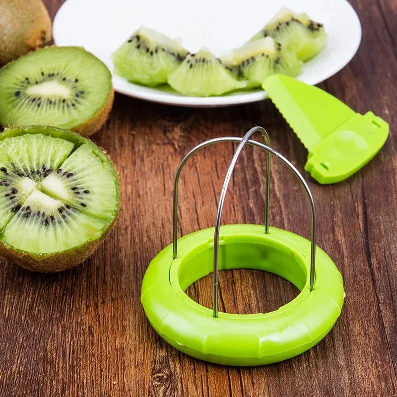 Peel Kiwi Cutter Fruit Peeler Slicer Lemon Kiwi Slicer Peeling Stainless Steel Detachable Kitchen Gadgets Salad Cooking Tools