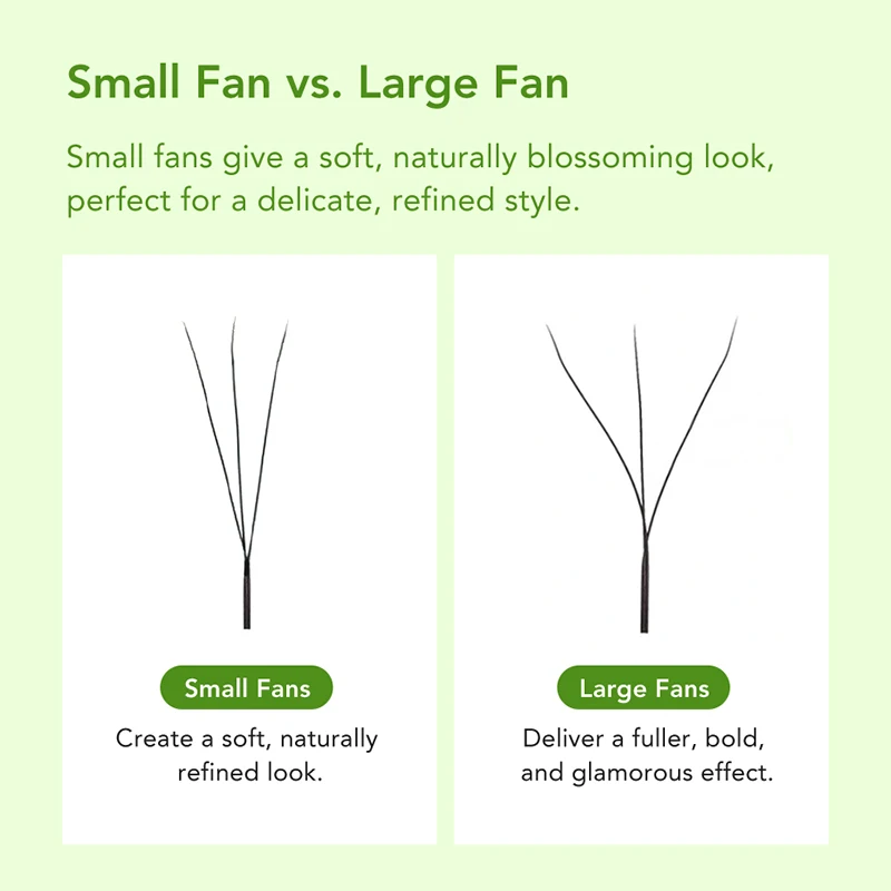 DIYDAY Narrow 3d 4d 5d Eyelash Extension V-Shaped Volume Fans W Shape Eyelashes BASF Natural Dense Faux Mink Lashes 2