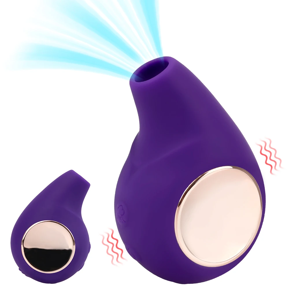 Vibrateur suceur stimulateur de clitoris et mamelon rechargeable_voghion.com