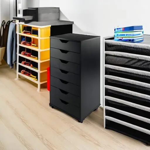 Halifax Storage/Organization, 7 drawer, Black