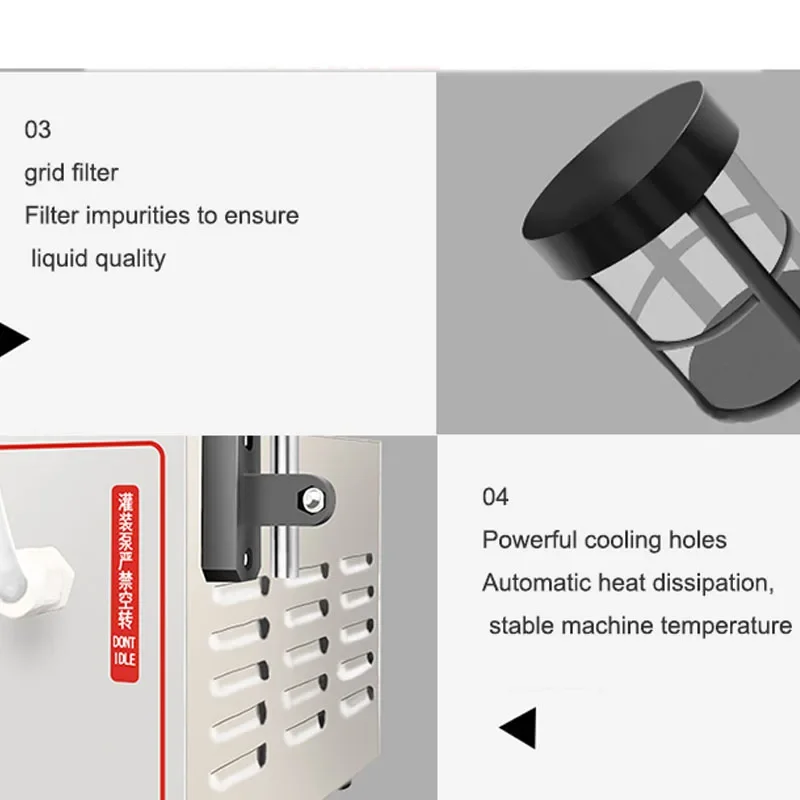 Large Flow Filling Machine CNC Liquid Filling Machine Wine Water Automatic Small Beverage High Precision Liquor
