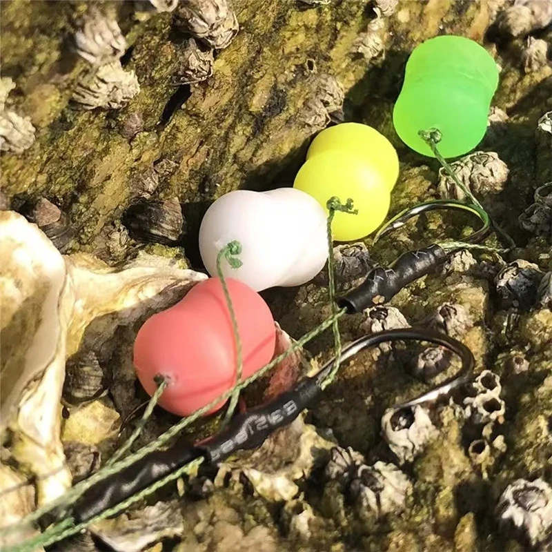 Boilie Carp Fishing Soft Bait Fruity Squid Fake Food PopUp Boilie Slow Sinking Dumbells Lure Squid Flavour Artifical Bait 
