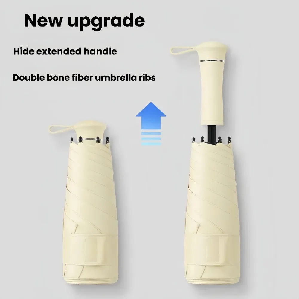 Compact Foldable Umbrella with UV Protection