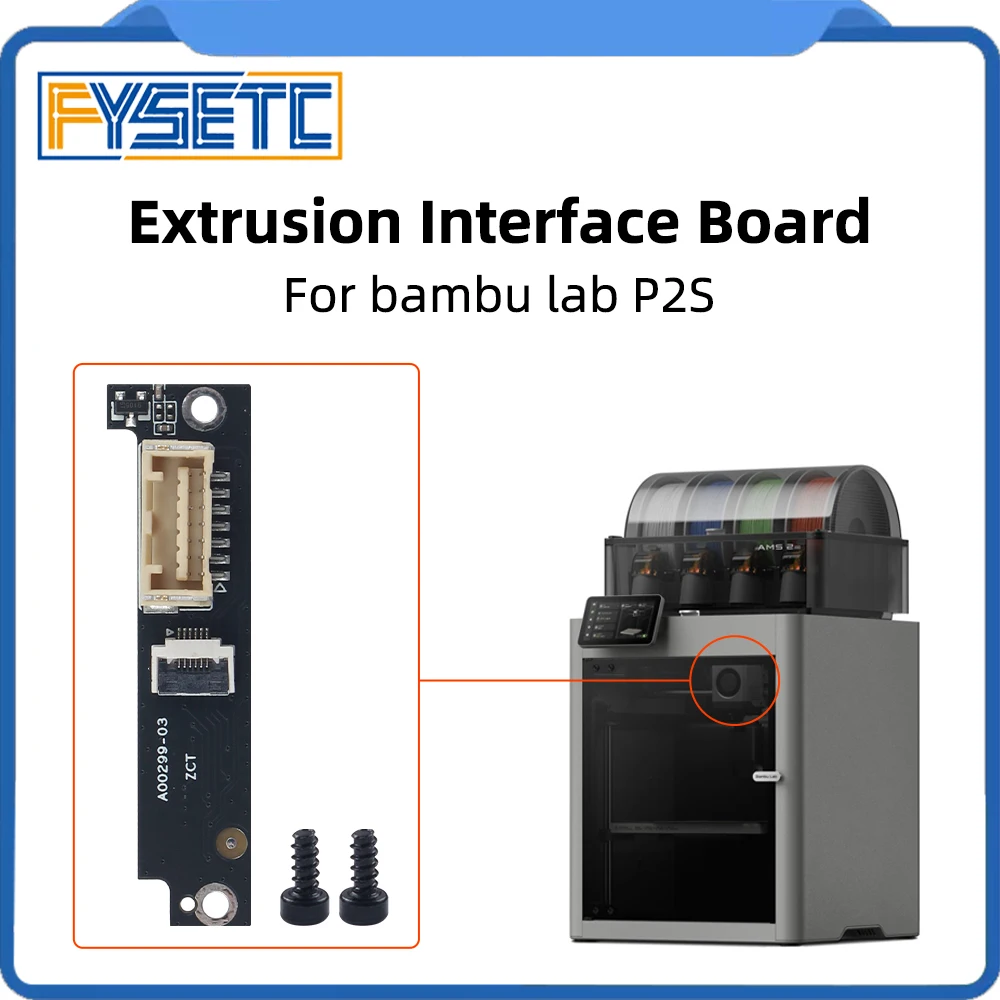 For Bambu lab P2S Extruder Connection Board High Quality 3D Printer Replacement Parts for Bambu P2S 3D Printer