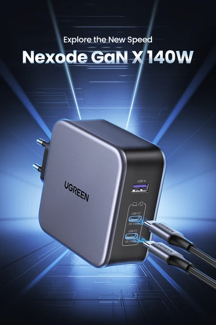 UGREEN 140W Nexode Power Delivery Charger Review 