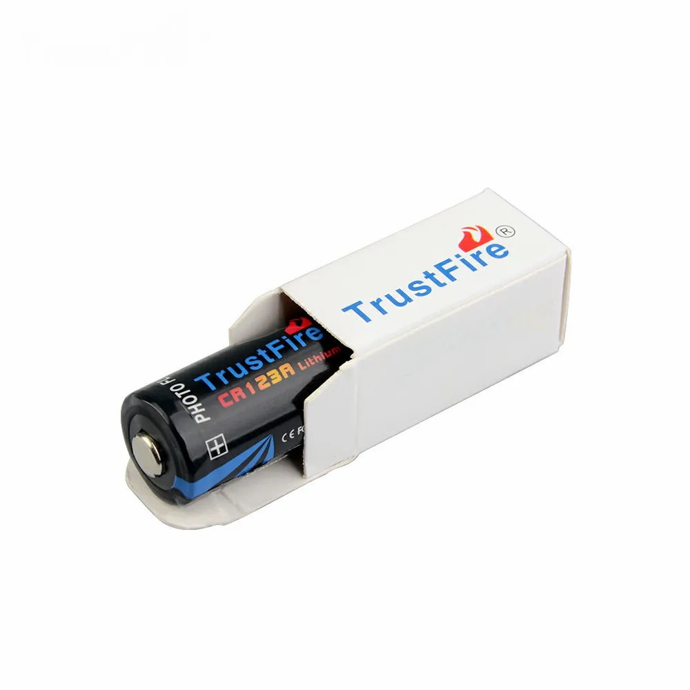Lithium Battery 10PCS TrustFire CR123A 3V Lithium Battery 1300mAh Cell Batteries for Cameras Flashlight Toy Smoke Detector Li-ion Batteries