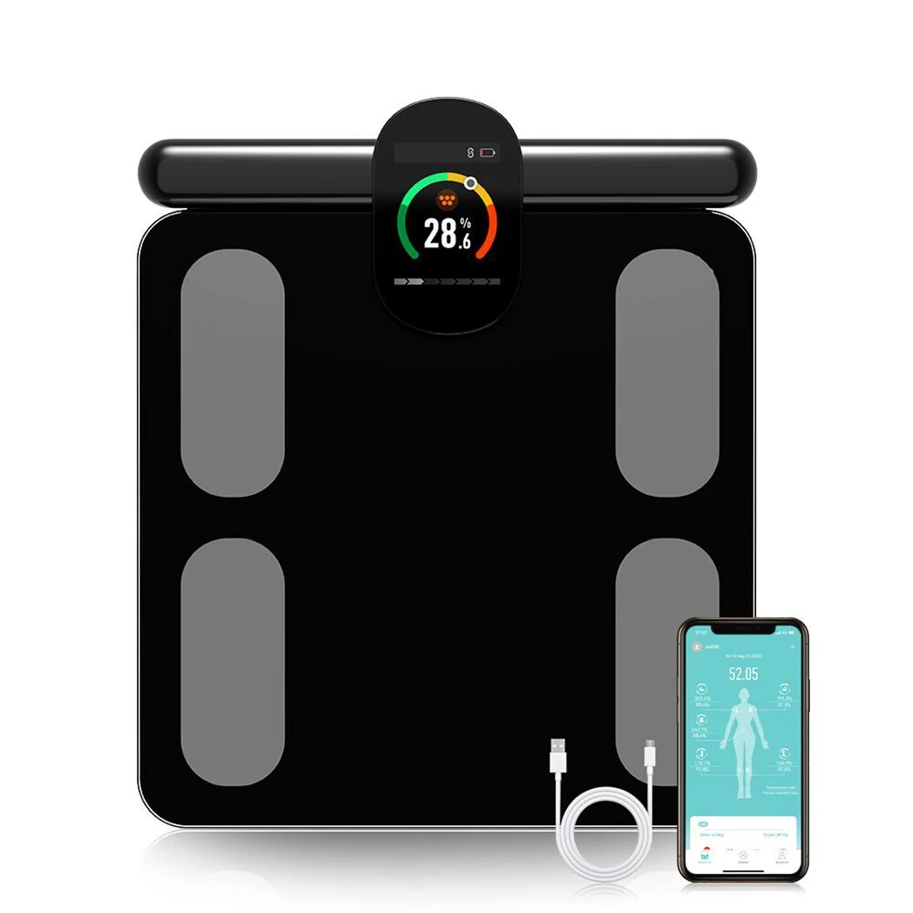 Smart Scale FSA or HSA Eligible, 8 Electrodes Digital Bathroom Scale for Body Weight and Fat, BMI, Muscle Mass 28 Body index