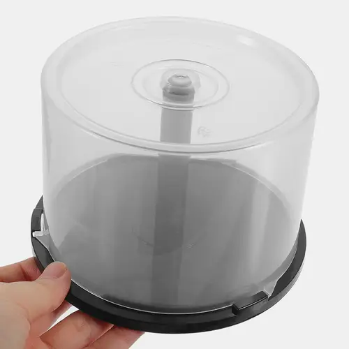 CD Empty Bucket Cases Storage Unit for Car Holder Container Dvd Spindle Cake Box Travel - Image 5