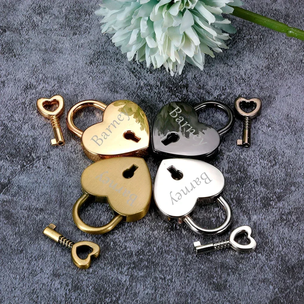 Pet ID Tags Dog Collar Tags Pet ID Medal Pendant Customizable Dog Collar Tags Lock and Key Pendant for Dog Medal with Engraving Name Personalized Number Kitten Puppy Accessories