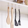 Transparent Hooks Stainless Steel Strong Self Adhesive Wall Hangers Hook for Kitchen Bathroom Door Wall Multi-Function Organizer 2