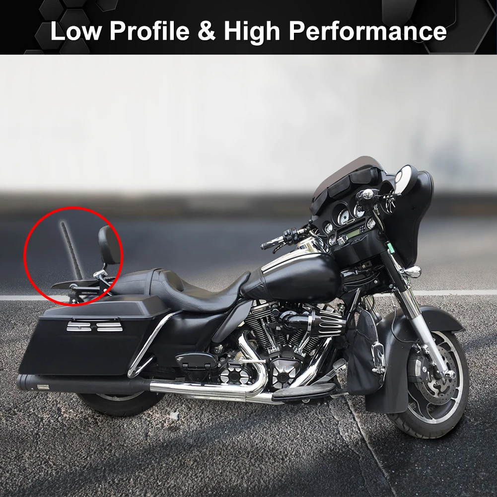 Kuryakyn 3108 Antenna Housing Hole Accent | Gloss Black, For 2006-2019 Harley Street Glide & Road Glide