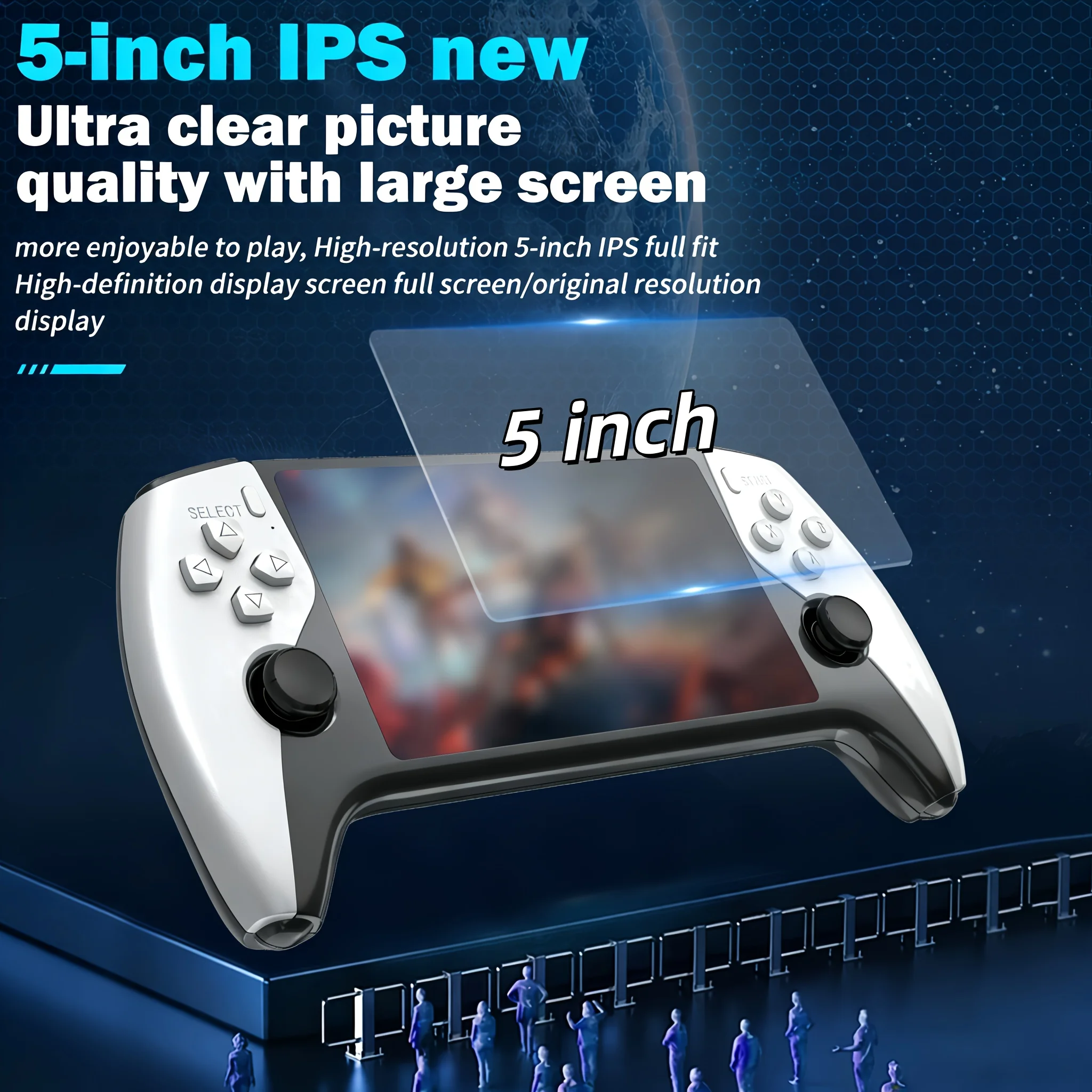 SF3500 Portable Handheld Game Player IPS Screen Retro Video Game Console for for Adult Gift Gaming console Christmas Gift - 3