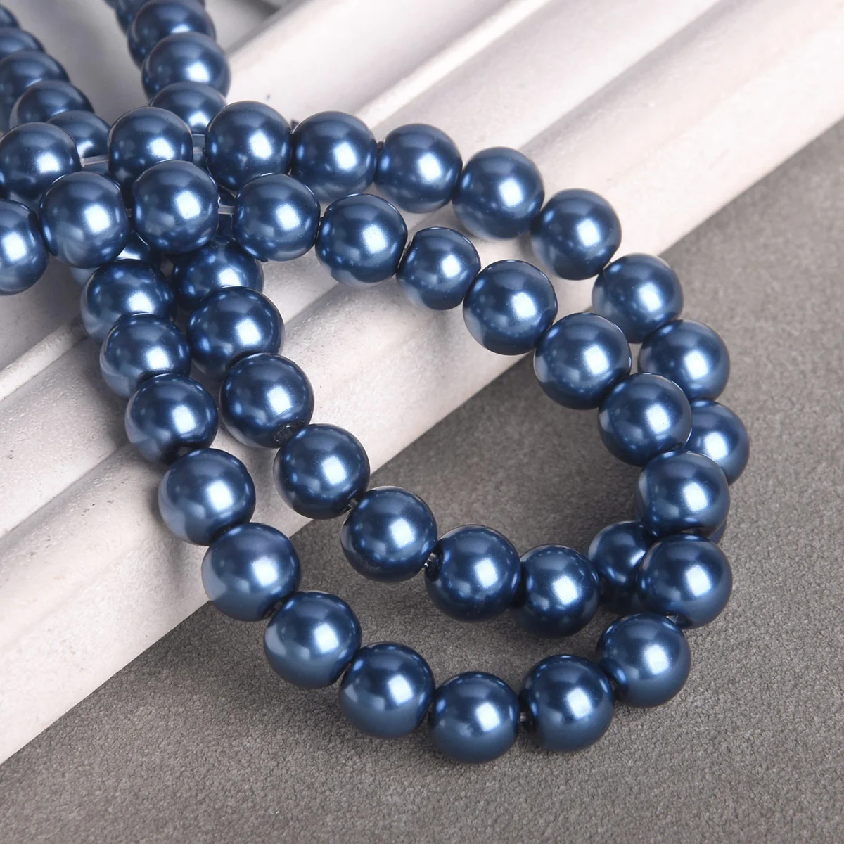 Keruide Lot de 20 perles en verre lumineuses bicolores pour la fabrication de bracelets et de
