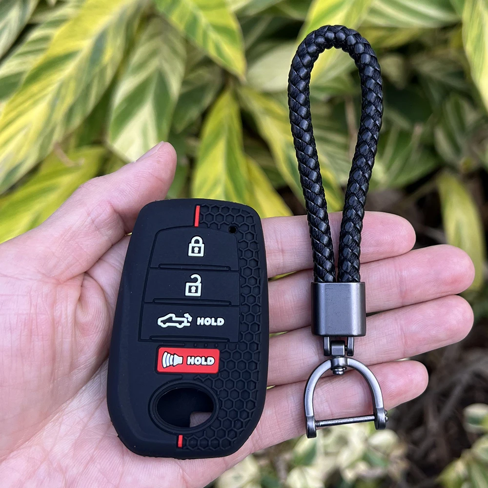 Premium Silicone Car Key Case Accessory - Durable & Stylish Protection Cover
