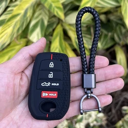 Premium Silicone Car Key Case Accessory - Durable & Stylish Protection Cover (Black b)