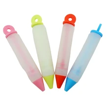 

Cookie Icing Cake Mold Cream Cup Silicone Food Writing Pen Piping Pastry Nozzles Kitchen Accessories Cream Cake Writing Pen