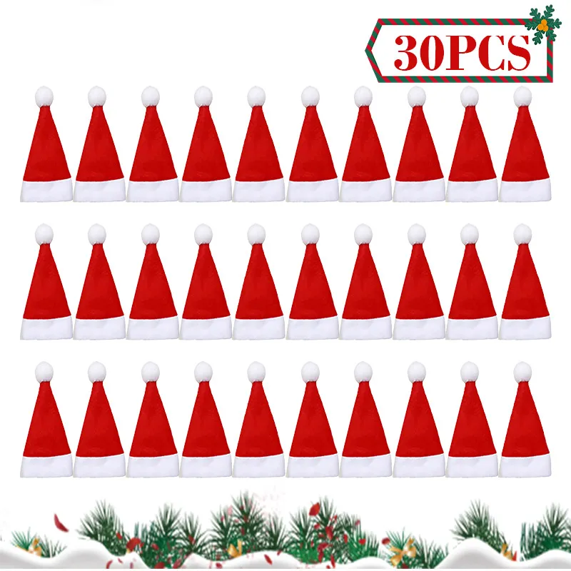 6 Sacchetti Natalizi Per Bottiglie Di Vino - Coperture In Tessuto Non Tessuto Con Pupazzo Di Neve, Babbo Natale E Renna - 28x15 Cm - Regali Fai Da Te