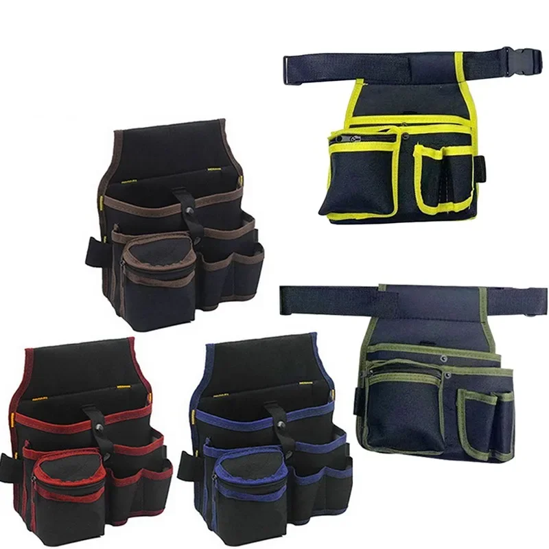 

Toolkit Electrician Waterproof Multifunctional Tool Bag Oxford Cloth Drill Holster Waist Wrench Screwdriver Hardware Pouch