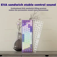 AK680 Mechanical Gaming Keyboard Wired Hot Swap 68 Keys Ergonomic E-sport Office Type-C Laptop Accessory for Gamers and Office